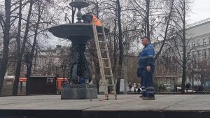 В Нижнем Новгороде началась подготовка к открытию фонтанов