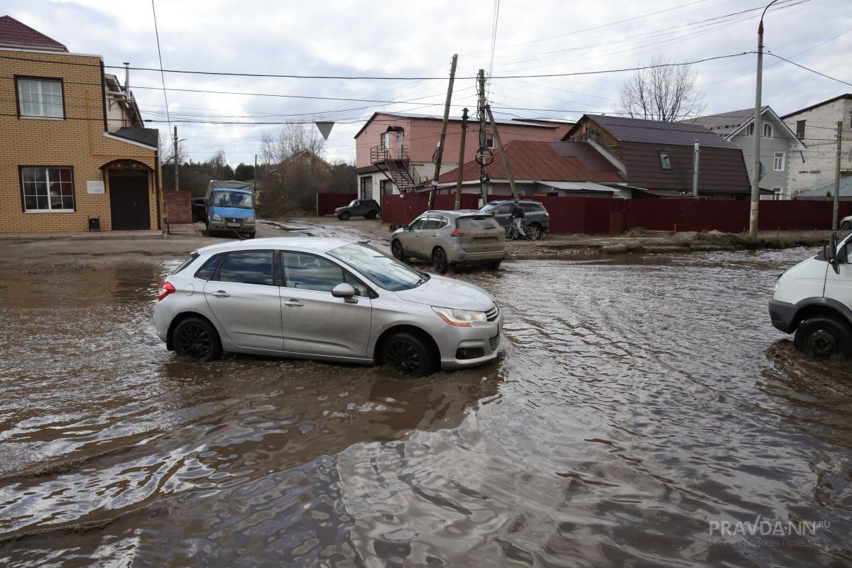 Мощный паводок в Нижнем Новгороде и области