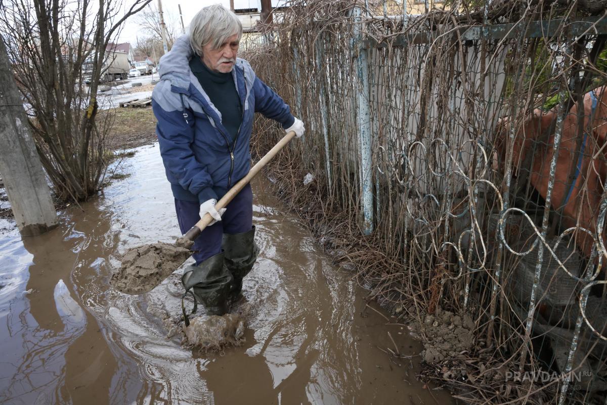 964 приусадебных участков и 11 домов затопило в Нижегородской области