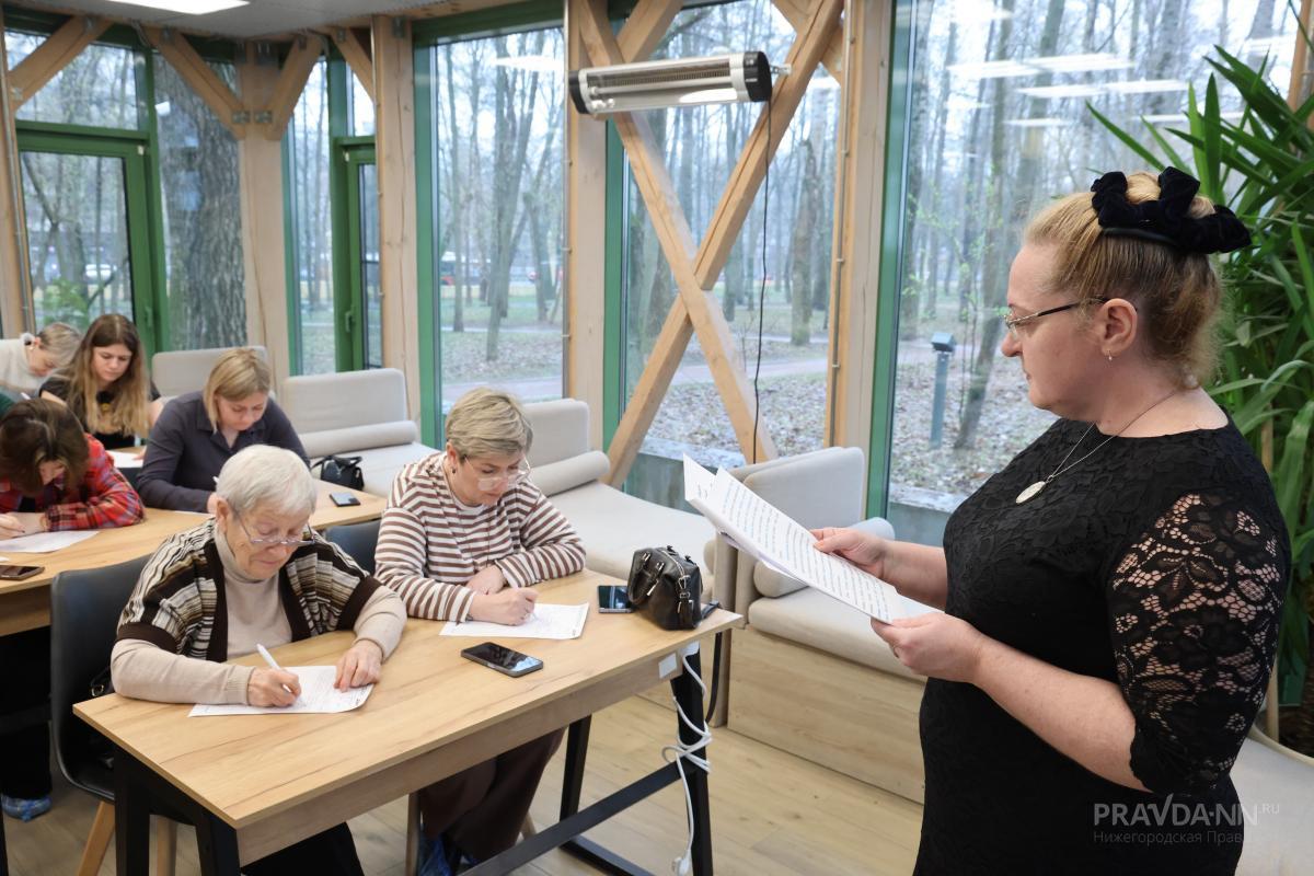 Более 1700 нижегородцев стали участниками «Тотального диктанта»