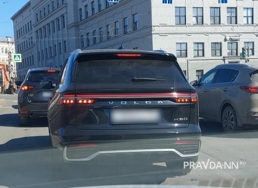 Автомобиль возрожденного бренда Volga заметили на улицах Нижнего Новгорода