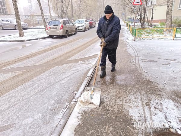 За окном — февраль? Нижний Новгород накрыло снегом в апреле