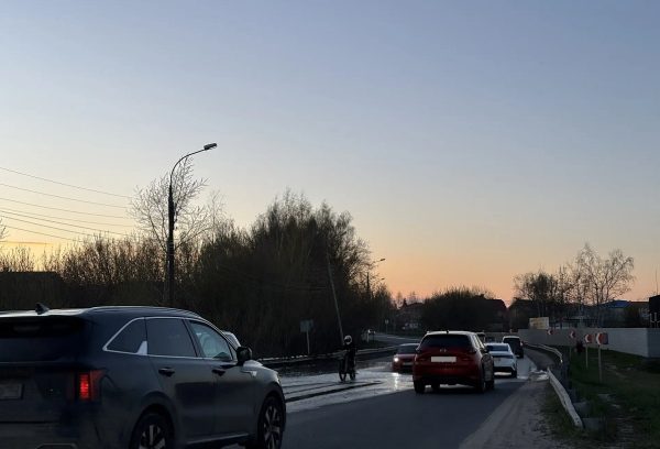 Участок на Восточном подъезде к Нижнему Новгороду ушёл под&nbsp;воду