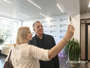 Знаменитый журналист Александр Любимов встретился с нижегородцами