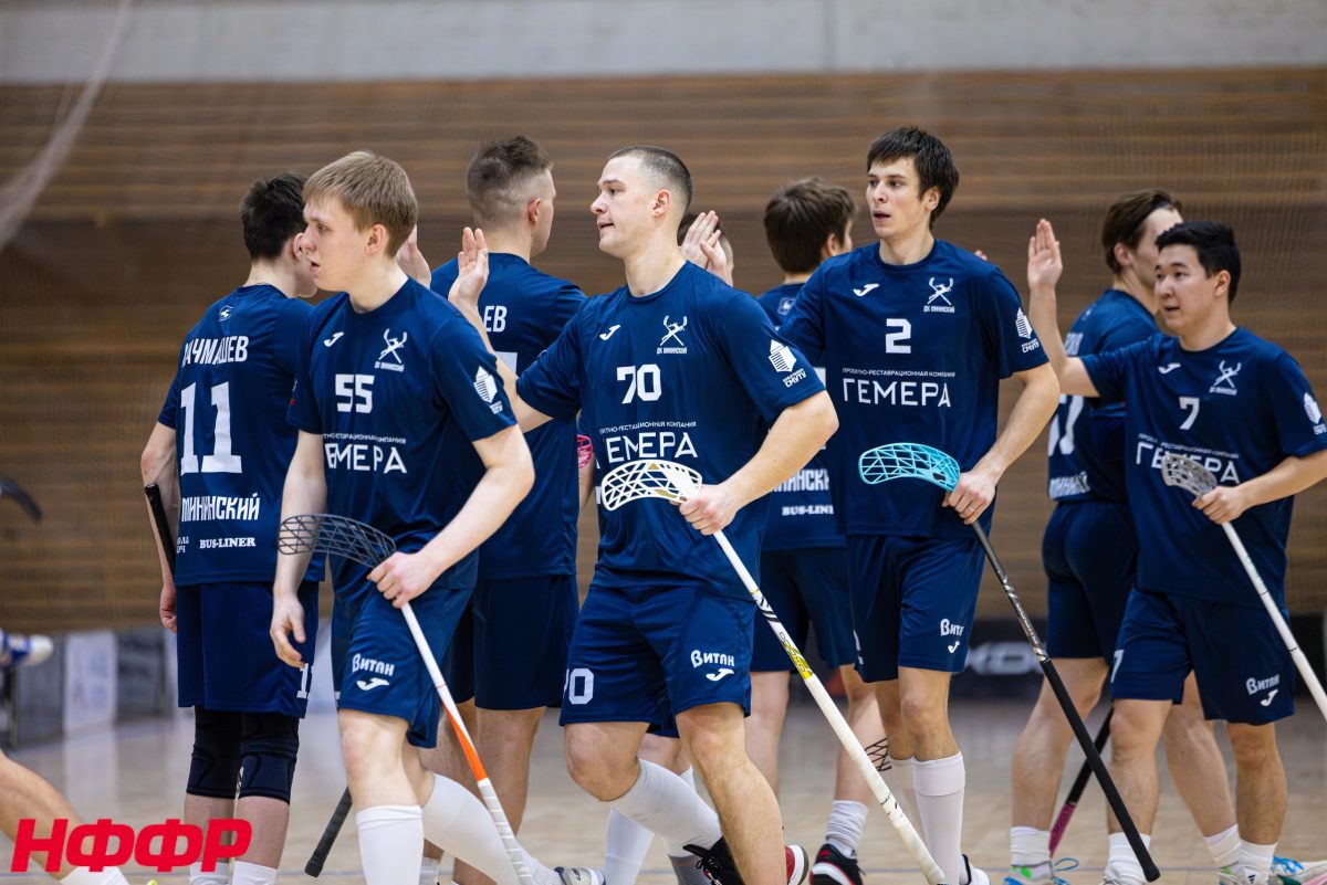 Флорболисты «Мининского» стали серебряными призёрами чемпионата России