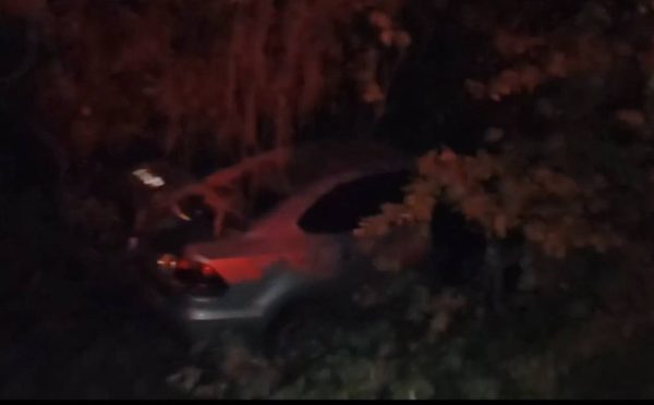 Пьяный водитель снес автобусную остановку и съехал в кювет в Городецком округе
