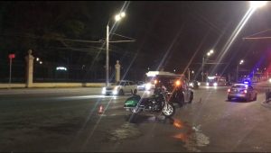 Автомобилист пострадал в ДТП с мотоциклом на проспекте Гагарина