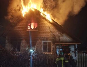 Мужчина погиб на пожаре в частном доме на&nbsp;Бору