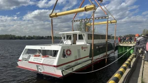 Пассажирское электросудно «Петергоф» будет курсировать в Нижнем Новгороде