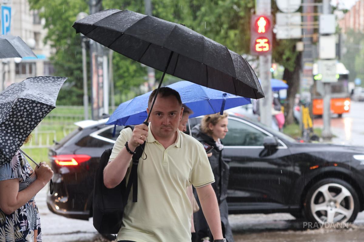 На новой рабочей неделе нижегородцев ожидают дожди и потепление