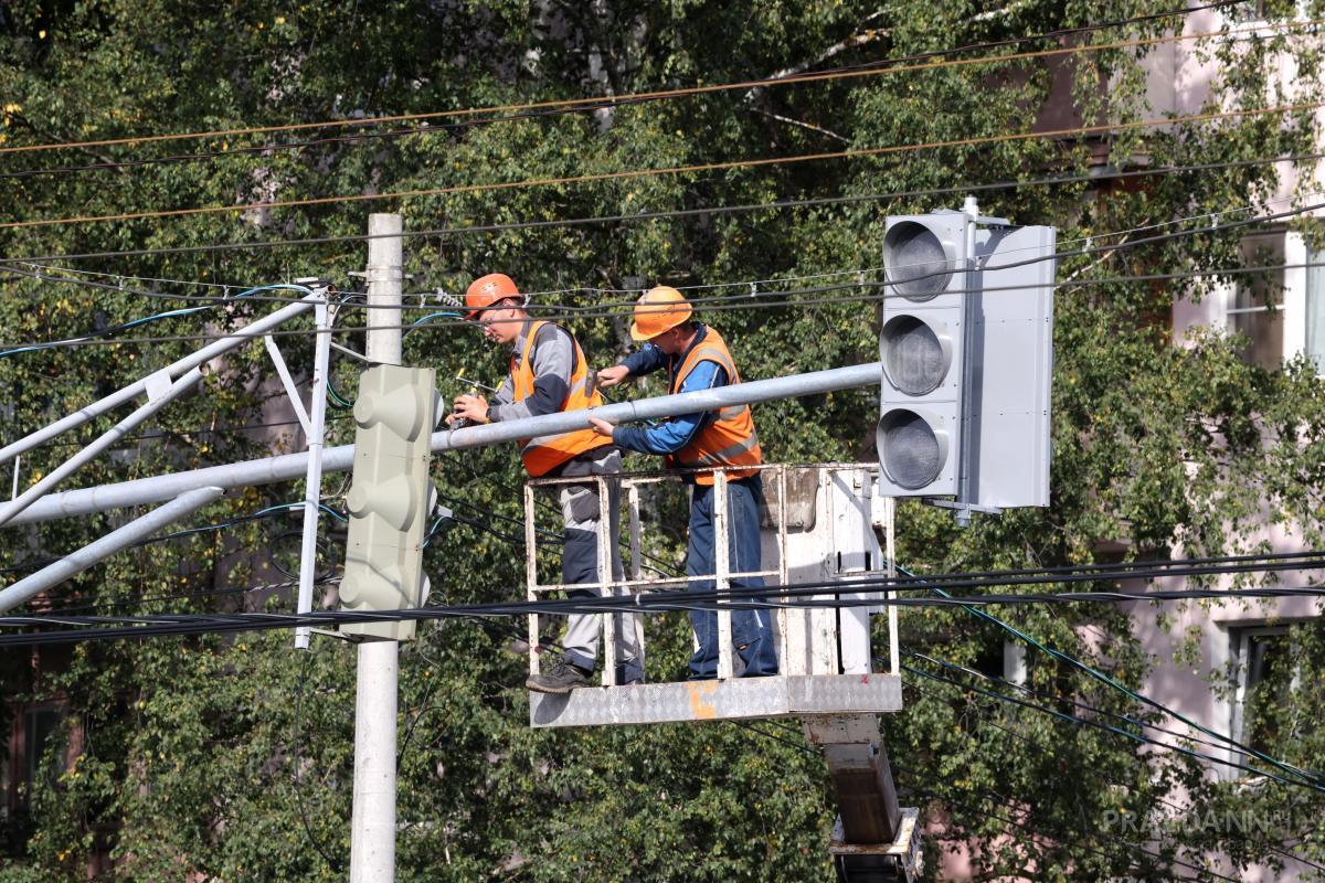 19 новых светофоров установят на въезде в Нижний Новгород