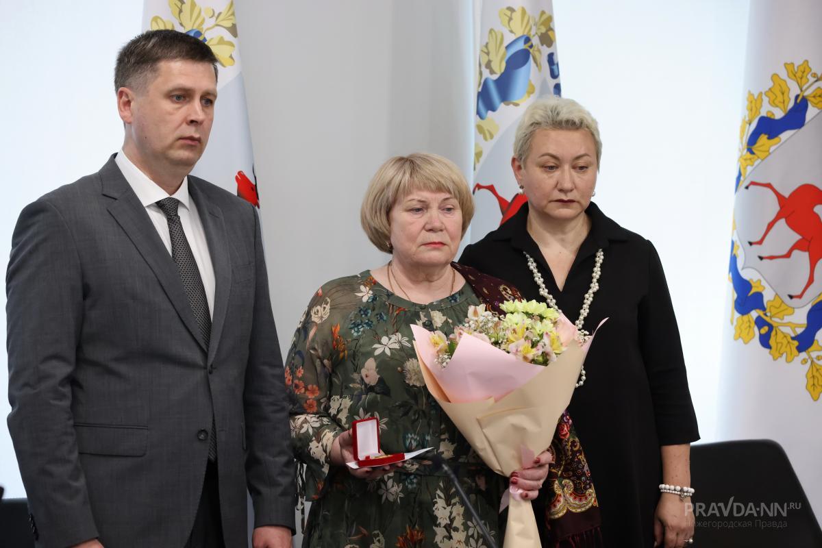 Почетный знак «Признание» вручили матерям погибших на СВО нижегородцев