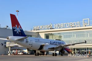 Опубликованы снимки с открытия авиарейсов до Белграда в нижегородском аэропорту