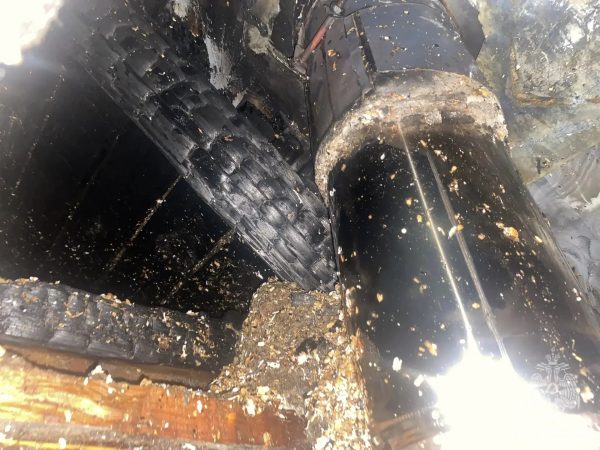 Баня сгорела в Нижнем Новгороде из-за неисправности печи