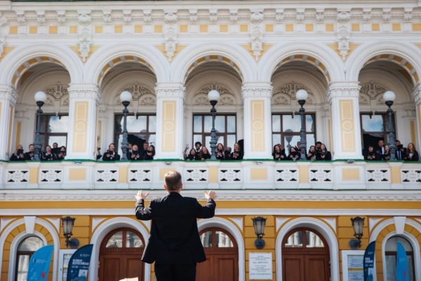 В Нижнем Новгороде начался фестиваль «Музыка балконов. Великие реки»