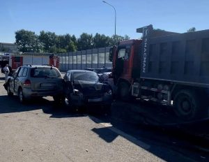 Массовая авария произошла под Нижним Новгородом