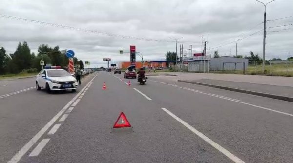 Пенсионерку госпитализировали после ДТП с мотоциклом в Нижнем Новгороде