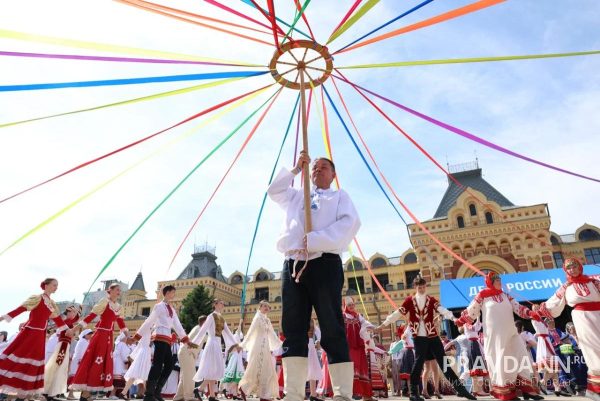 Хоровод единства прошел на Нижегородской ярмарке