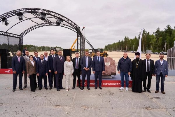 Капсулу времени заложили на месте будущего завода по производству труб