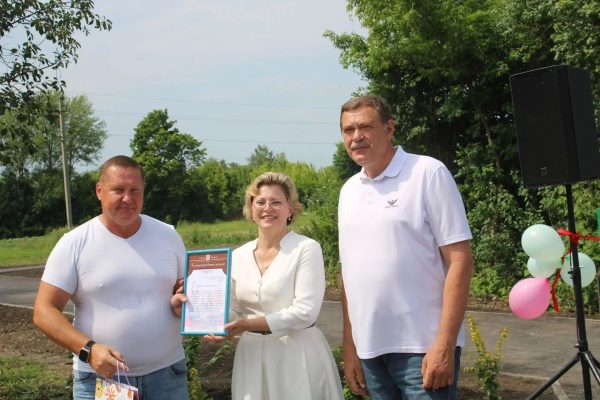 В Большом Болдине отремонтировали 2 тротуара по инициативным проектам
