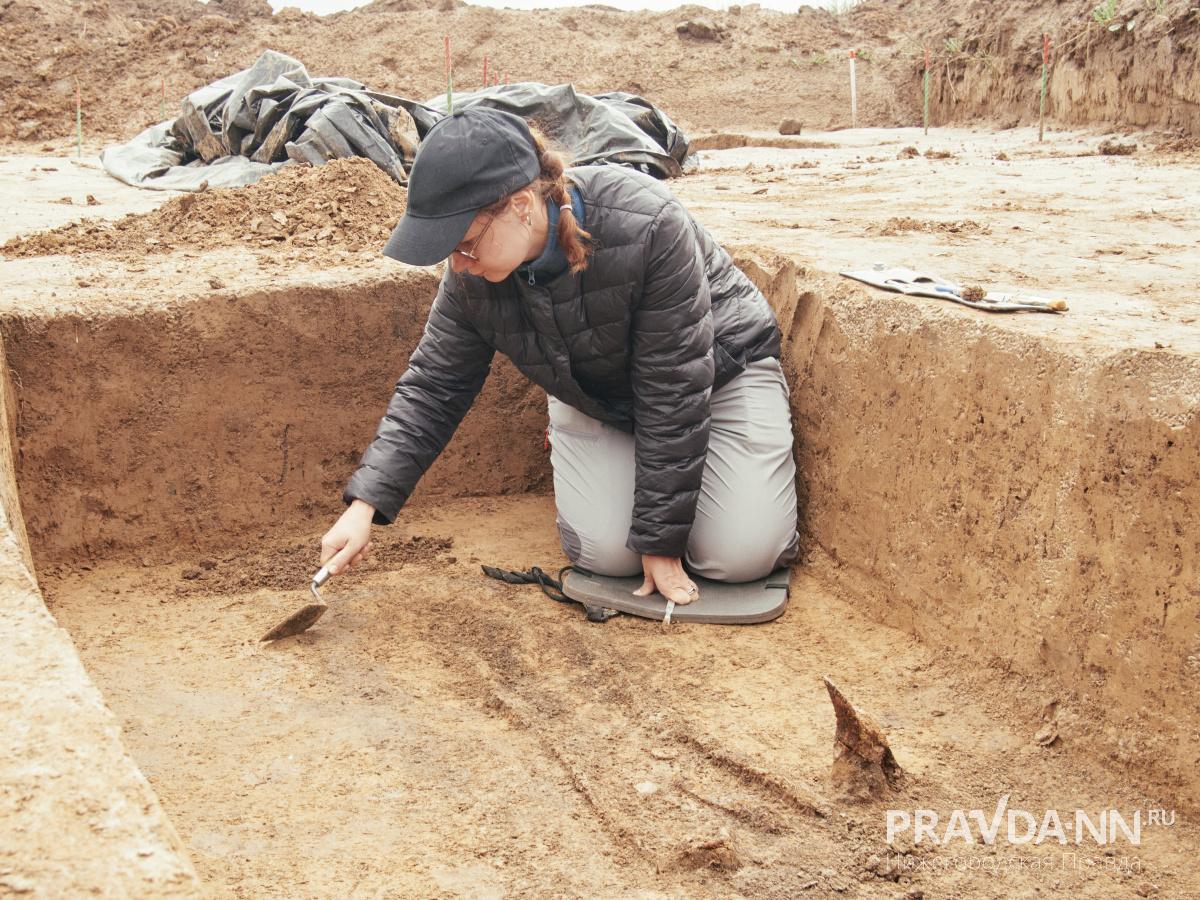 Елена уже не первый раз участвует в раскопках