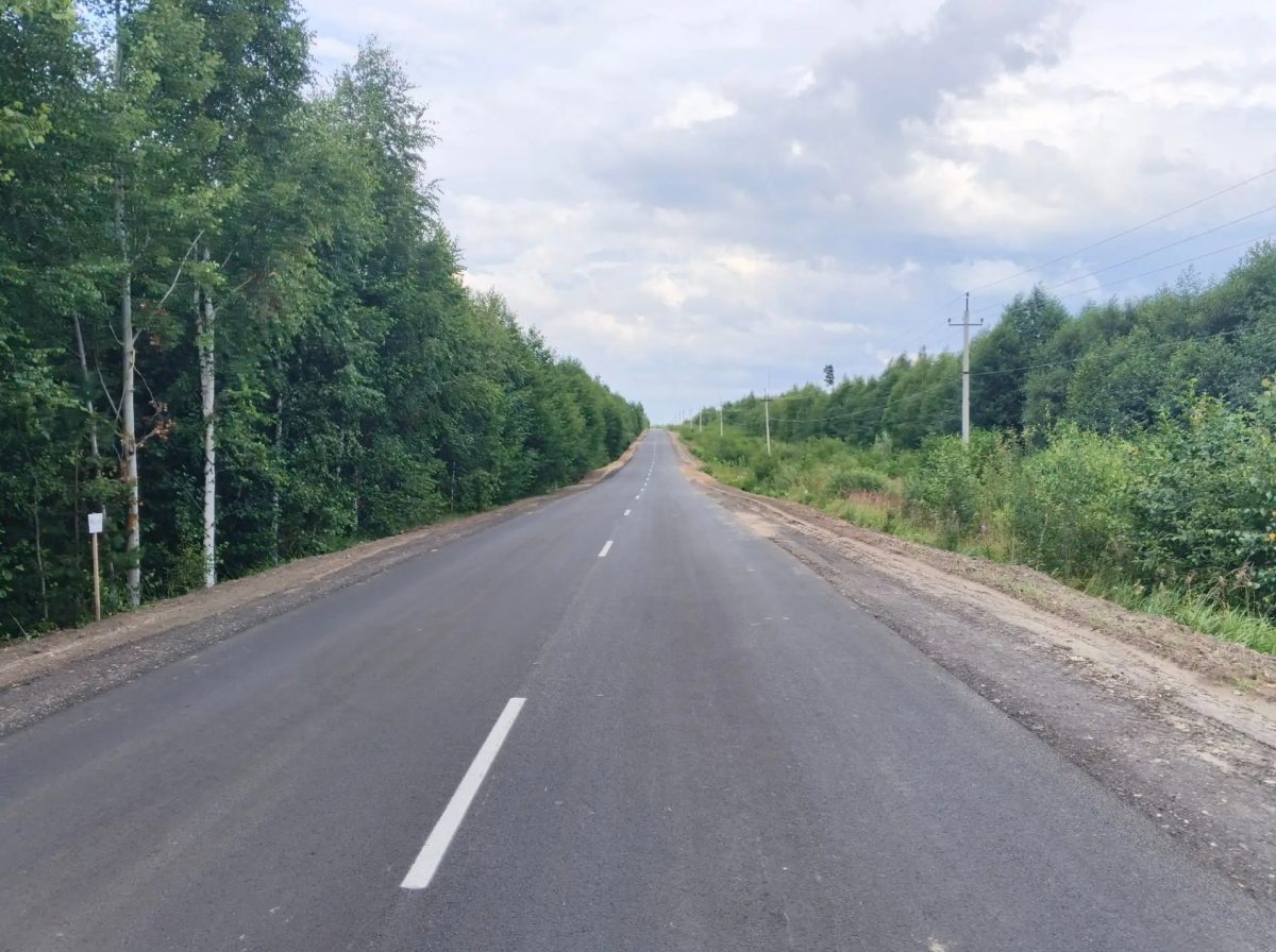 В Выксунском округе отремонтировали дорогу к трем соцобъектам