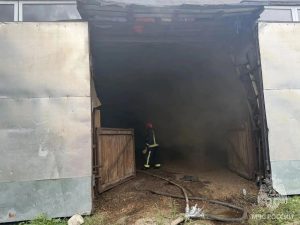 Сенохранилище загорелось в Нижнем Новгороде