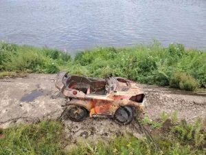 Детскую машину достали из воды на Ново-Сормовской водопроводной станции
