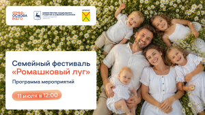 Семейный фестиваль «Ромашковый луг» пройдет в Арзамасе 11 июля.