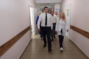 Глеб Никитин посетил Большемурашкинскую ЦРБ в центре «Рождественский»