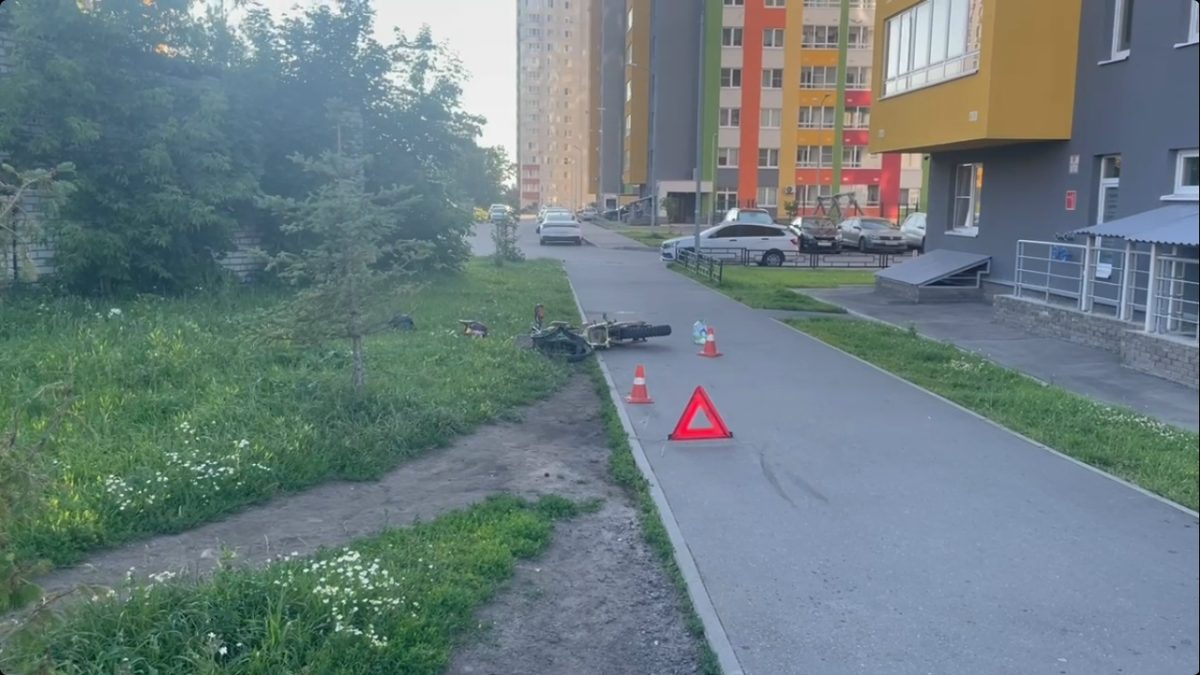 Нетрезвый мотоциклист устроил ДТП с пострадавшим в Нижнем Новгороде