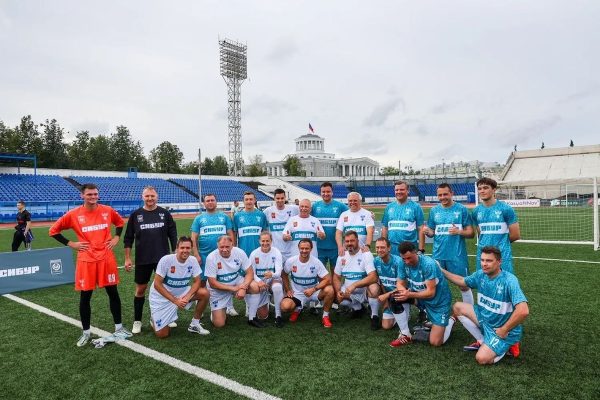 Состоялся матч между командами «Легенды футбола» и «Сборная Дзержинска»