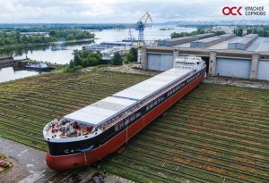 На заводе «Красное Сормово» спустили на воду новый сухогруз