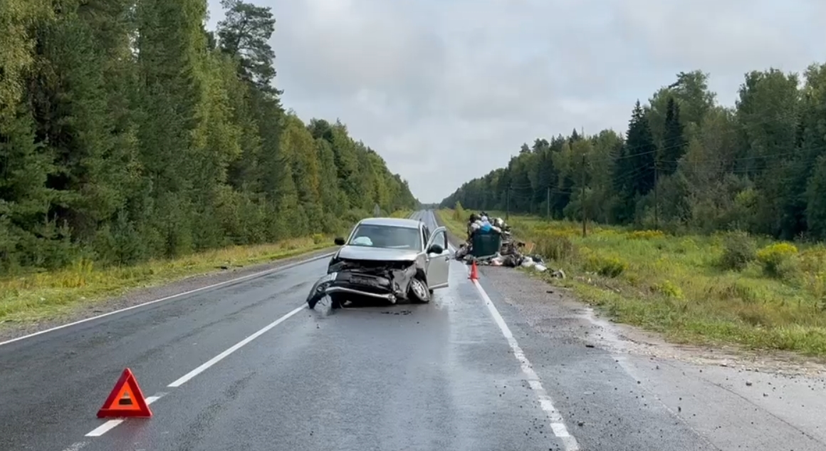 Два человека пострадали после столкновения автомобилей на&nbsp;Бору