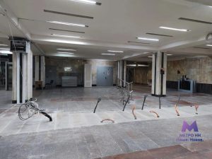 Новые турникеты устанавливают на станции метро «Московская»