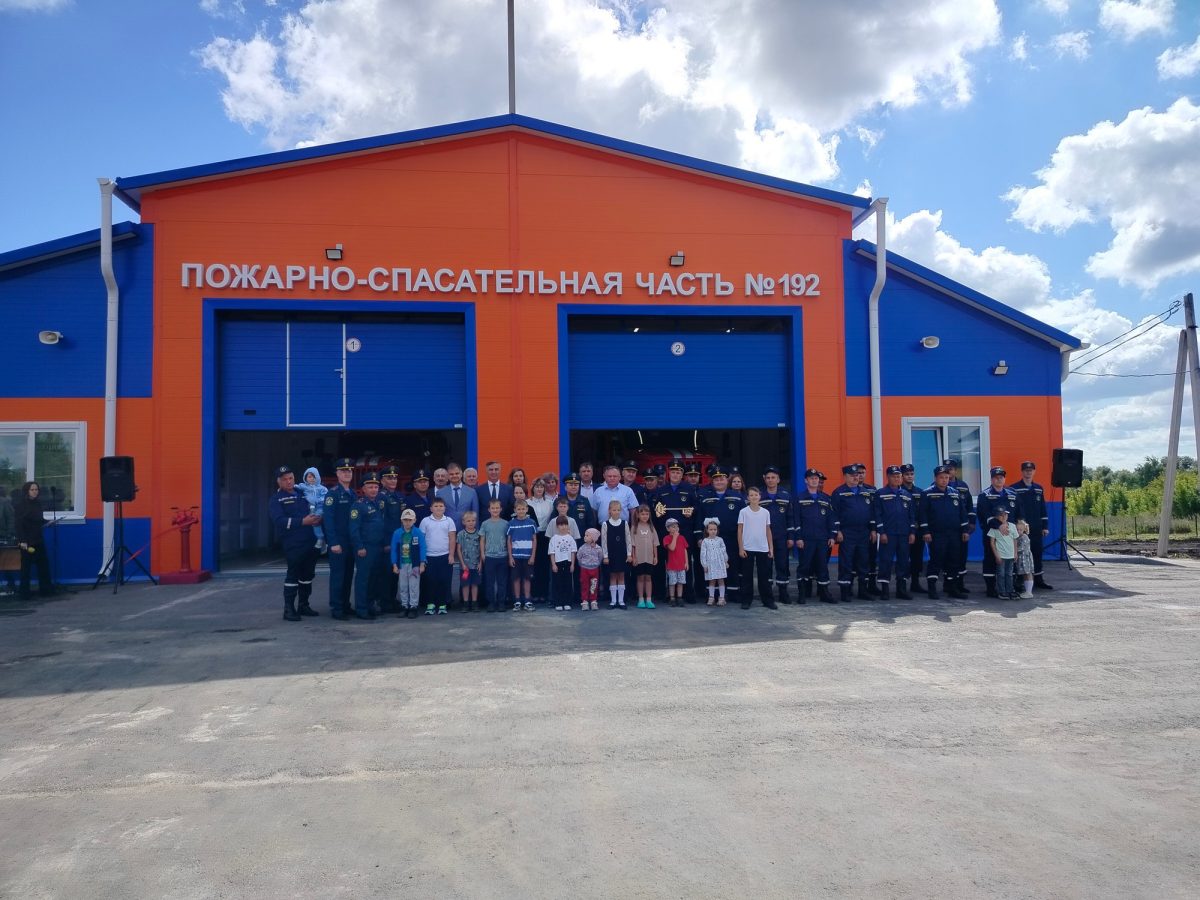 В селе Салганы открыли новое пожарное депо