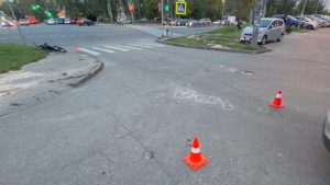 Пожилой водитель сбил велосипедиста на улице Ванеева в Нижнем Новгороде
