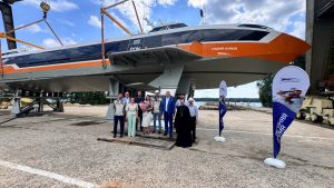 Максим Черкасов принял участие в спуске на воду «Метеора-120Р»