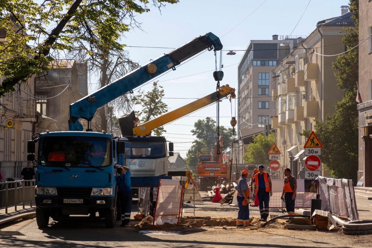 Мэрия Нижнего Новгорода опровергла слухи о завершении работ на улице Маслякова