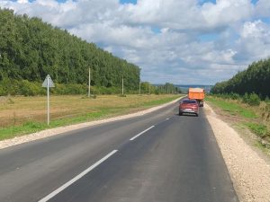 В Нижегородской области отремонтировали более 7 км дороги Вад — Дубенское