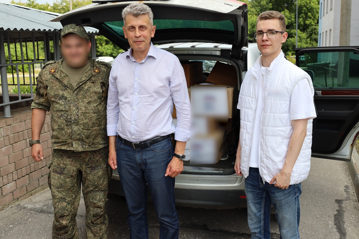 Очередной гуманитарный груз отправился в зону СВО из Советского района