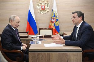 Глеб Никитин доложил Владимиру Путину о демографии в регионе