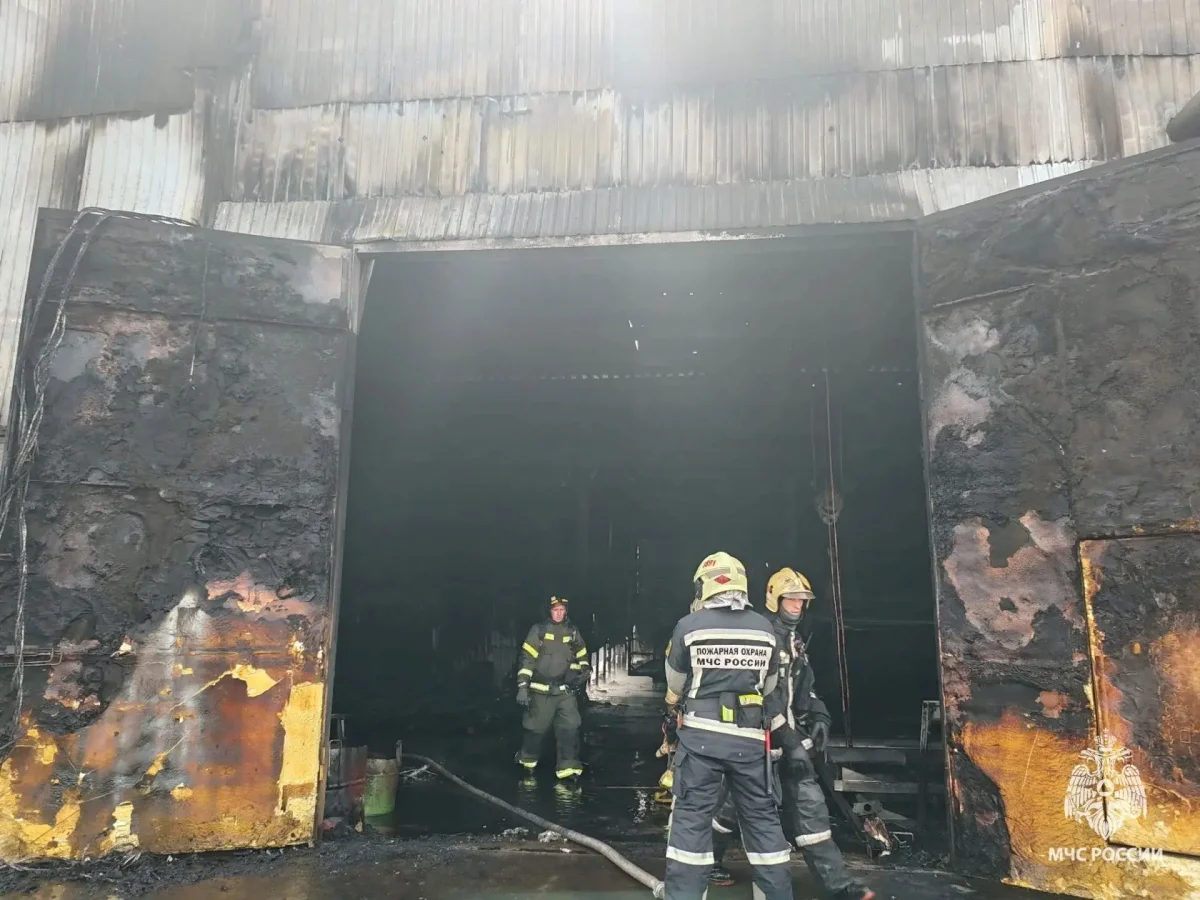 Пожар вспыхнул в сварочном цехе в Нижнем Новгороде