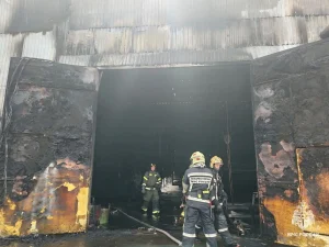 Пожар вспыхнул в сварочном цехе в Нижнем Новгороде