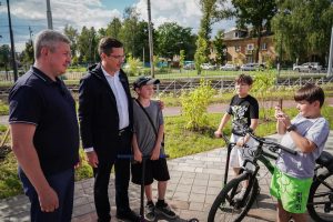 Новое пространство для отдыха всей семьей открылось в Ленинском районе