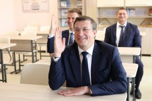 Глеб Никитин посетил новое здание школы №2 в Ворсме