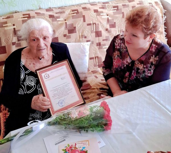 100-летие отметила Прасковья Абросимова из Первомайского округа