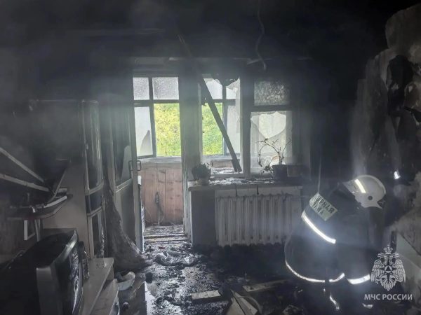 Один человек пострадал на пожаре в жилом доме в Дзержинске