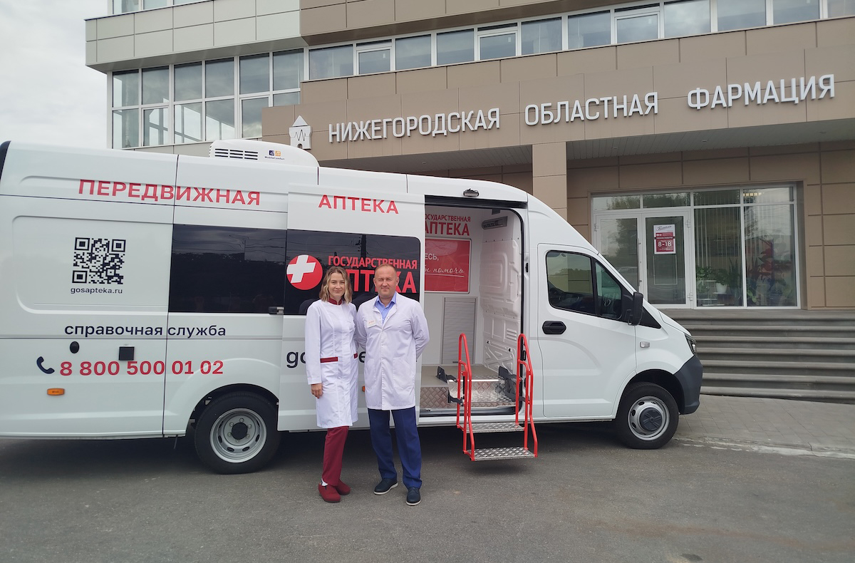 Спецавтомобиль «Государственная аптека» отправился в Лысковский район