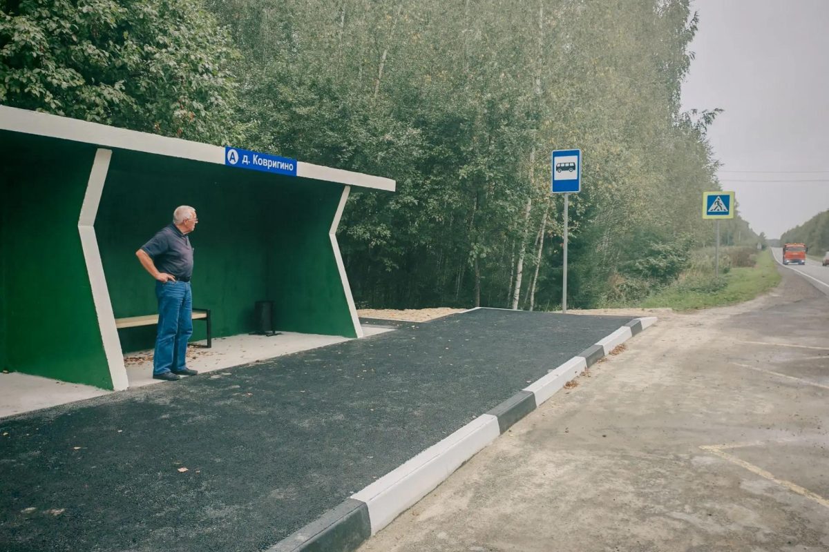 В Нижегородской области в этом году будет обустроено 66 новых остановочных площадок с павильонами